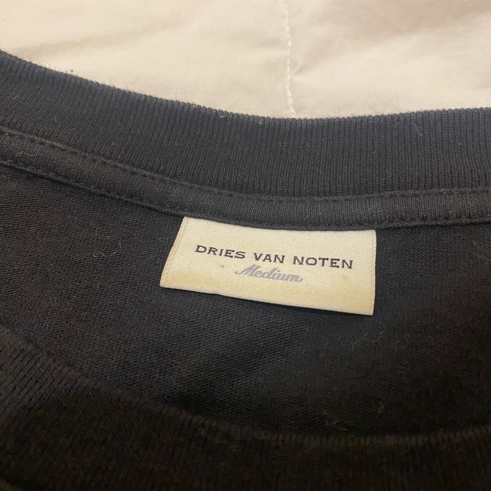 Dries Van Noten Black Crewneck Sweater